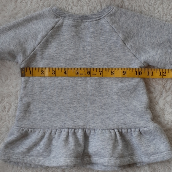 Jumping Beans Babies Grey Cat Sweatshirt Size 18M - Picture 7 of 8